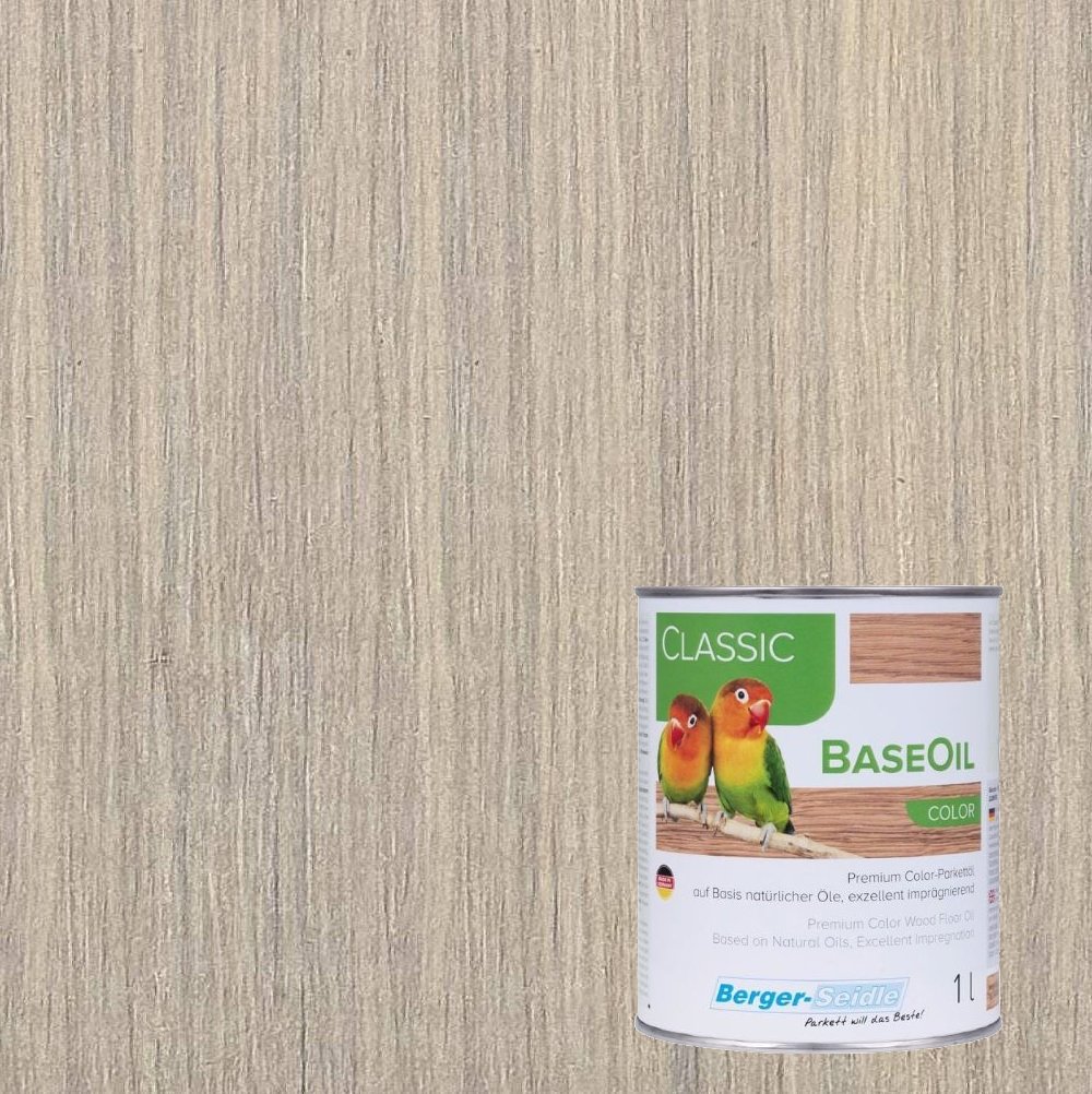 Масло для пола Berger-Seidle BaseOil Color цвет Natural White / Naturweiss полуматовое 1 л